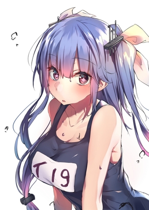 【2次】 スクール水着 を着た可愛い女の子の 二次エロ画像  その25【スク水】