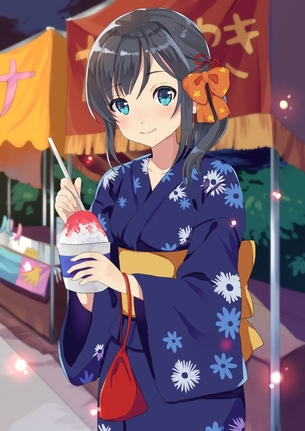 【二次・ZIP】結局暑いままなので、かき氷と虹美少女の画像まとめ100枚