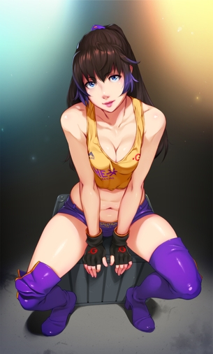 【2次】挟まれたい綺麗な 太もも をした女の子の二次エロ画像 その28【太もも】