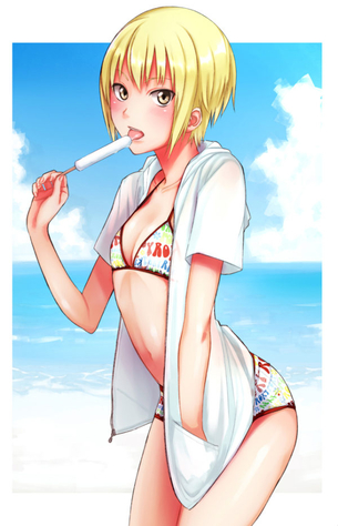 金髪の虹エロ画像