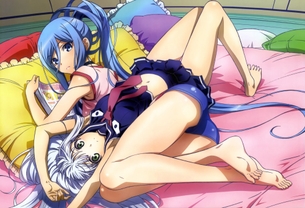 女の子同士でイチャイチャしてる二次元百合画像まとめ。 vol.2