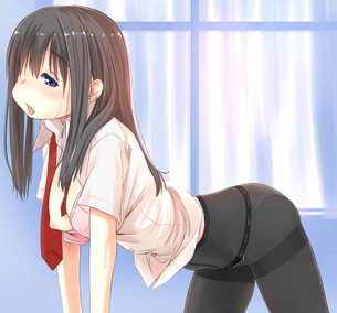 【2次】 ストッキング やタイツを穿いた美少女二次エロ画像 その18【ストッキング】