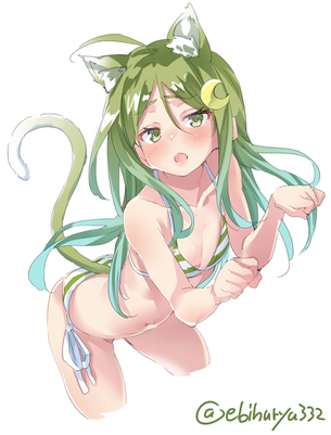 【2次】 緑色の髪 をした女の子の二次エロ画像 その14【緑髪】