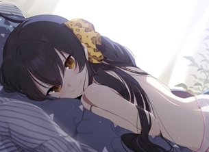 【二次・ZIP】上半身ヌードなトップレス美少女の虹エロ画像