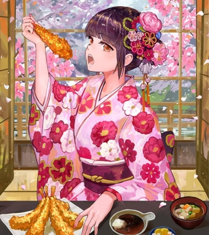 【フジヤマ】天ぷらと女の子の二次画像【アキハバラ】