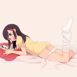 2次元 脱ぎかけで脚にかかってるパンツって最高エロ画像 50枚