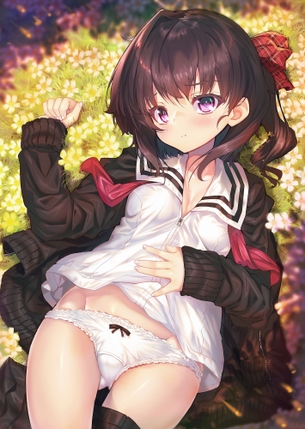 【二次・ZIP】エロカワなフリル水着下着の美少女画像まとめ