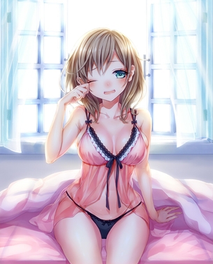 【二次】ベビードールが良く似合う美少女のエロ画像まとめ