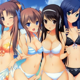 みずみずしい肢体がまぶしい、二次元水着画像詰め合わせ。 vol.12