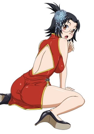 チャイナドレスの可愛い二次元画像。