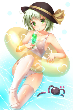 スク水の二次エロ画像で！