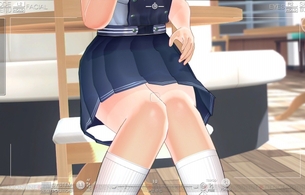 『LoveR（ラヴアール）』女の子がエロいパンツをチラ見せしてるシーンを撮影するエロシーン！