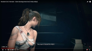 バイオハザードre2の裸包帯MOD乳首浮いててエロすぎワロタwwwwwww