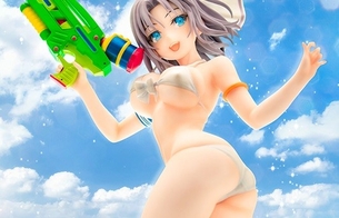 『閃乱カグラ PEACH BEACH SPLASH』雪泉のエロい乳首おっぱいのエロい水着フィギュア