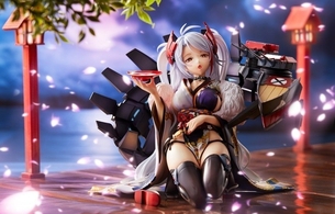 『アズールレーン』プリンツ・オイゲン百花繚乱ver.のエロいおっぱいとかエロフィギュア
