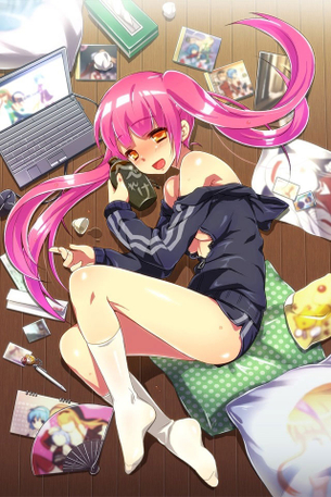 アヘ顔の萌えイラスト