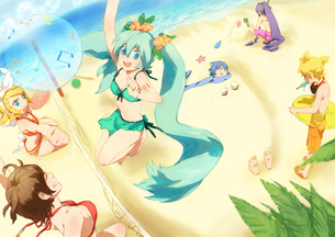 みずみずしい肢体がまぶしい、二次元水着画像詰め合わせ。 vol.17
