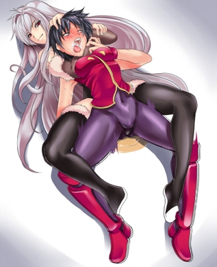 【頚椎折られそう】チョークスリーパーが完全に極まってる女子達の二次エロ画・・・