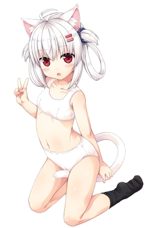 【二次・ZIP】舌を這わせたくなる虹美少女のマンスジ画像