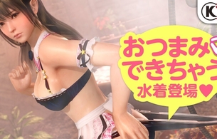 『DOAX ヴィーナスバケーション』エロい水着を引っ張ってちょっと脱がせられるエロすぎ水着