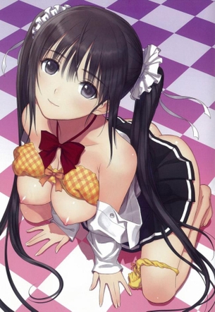 着替え中の女の子の二次エロ画像 その4