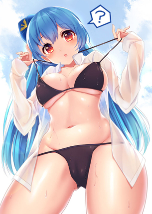 濡れたり透けたり エッチな部分が透けて見えるってほんとエロい