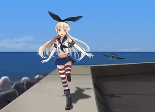 【二次・ZIP】痴女ルックだけど常識人の艦これ島風ちゃんの可愛い画像まとめ100枚