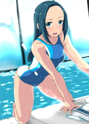 競泳水着の二次エロ画像まとめ