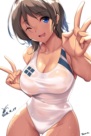 【かに座は7月22日まで】ダブルピースしてる女子達の二次非エロ画像