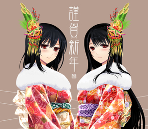 【正月】艦これ振袖画像 2019 50枚