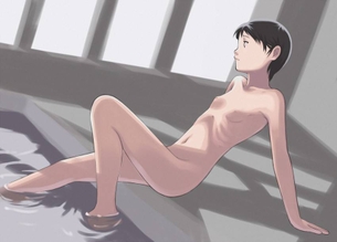 【床屋で髪の毛切ってそう】ベリーショート・・・と言うより短髪な女の子の二・・・