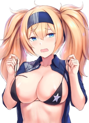 【二次・ZIP】乳首や乳輪ぽろりしてる虹美少女のエッチな画像