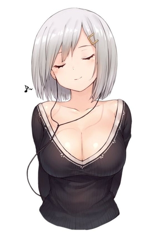 おっぱいの谷間を眺める二次エロ画像 02