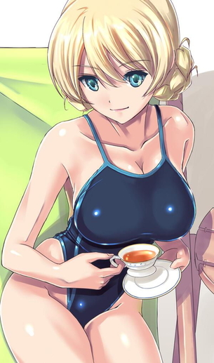 競泳水着の二次エロ画像まとめ
