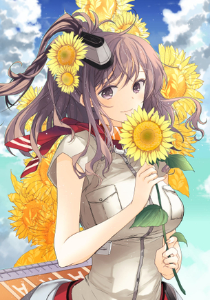 【8月7日は花の日】艦これヒマワリ画像 50枚