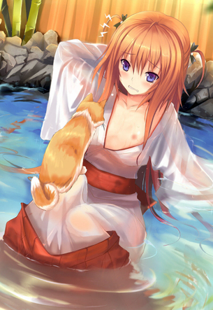 巫女さん姿の女の子の二次エロ画像 その8