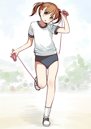【2次】健康的な 体操服 姿の美少女 二次エロ画像  その14【体操服】