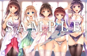 アニメ『冴えない彼女の育てかた』2期特典で服をめくってパンツが見えるエロ完成イラスト！