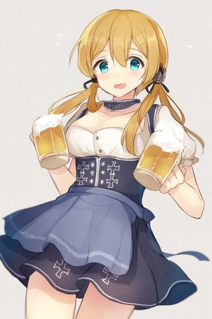 プリンツ・オイゲンとビールの画像 50枚