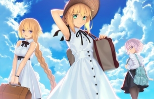『フェイト/グランドオーダーフェス2018』メインビジュアルで下半身が透けてエロいイラスト！