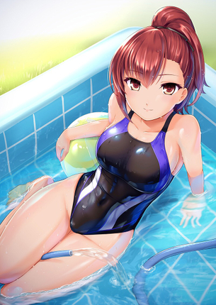 こんなにエロ過ぎる競泳水着の画像は反則です！