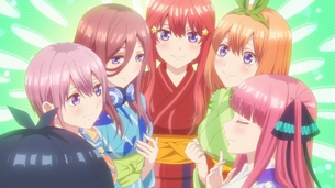 『五等分の花嫁』4話、作画が意外に良かったから姉妹の浴衣姿可愛いすぎwwwwwwwww