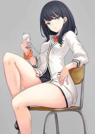 【2次】挟まれたい綺麗な 太もも をした女の子の二次エロ画像 その24【太もも】