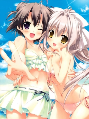 みずみずしい肢体がまぶしい、二次元水着画像詰め合わせ。 vol.7