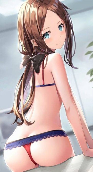 【二次】食い込みがエロすぎるTバックはいた女の子たち