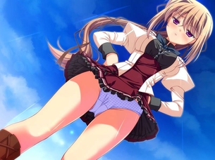女の子のパンツ見て元気になるところまとめ：にじえろ画像