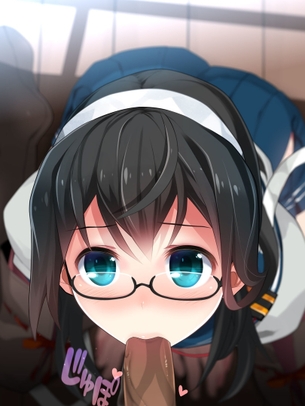 【二次エロ】委員長タイプな大淀がパコりまくってメガネごと汚されちゃうエロ画像まとめ (艦隊これくしょん-艦これ-)