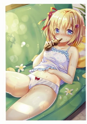 【2次】 キャミソール を着た可愛い女の子の 二次エロ画像  その3【キャミソール】