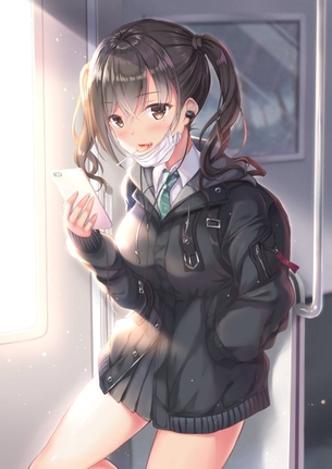 【日常の風景】電車に乗る女子達の二次画像