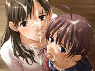 【2次エロ】顔に臭いザーメンぶっかけられてる女の子！！エロ画像まとめ
